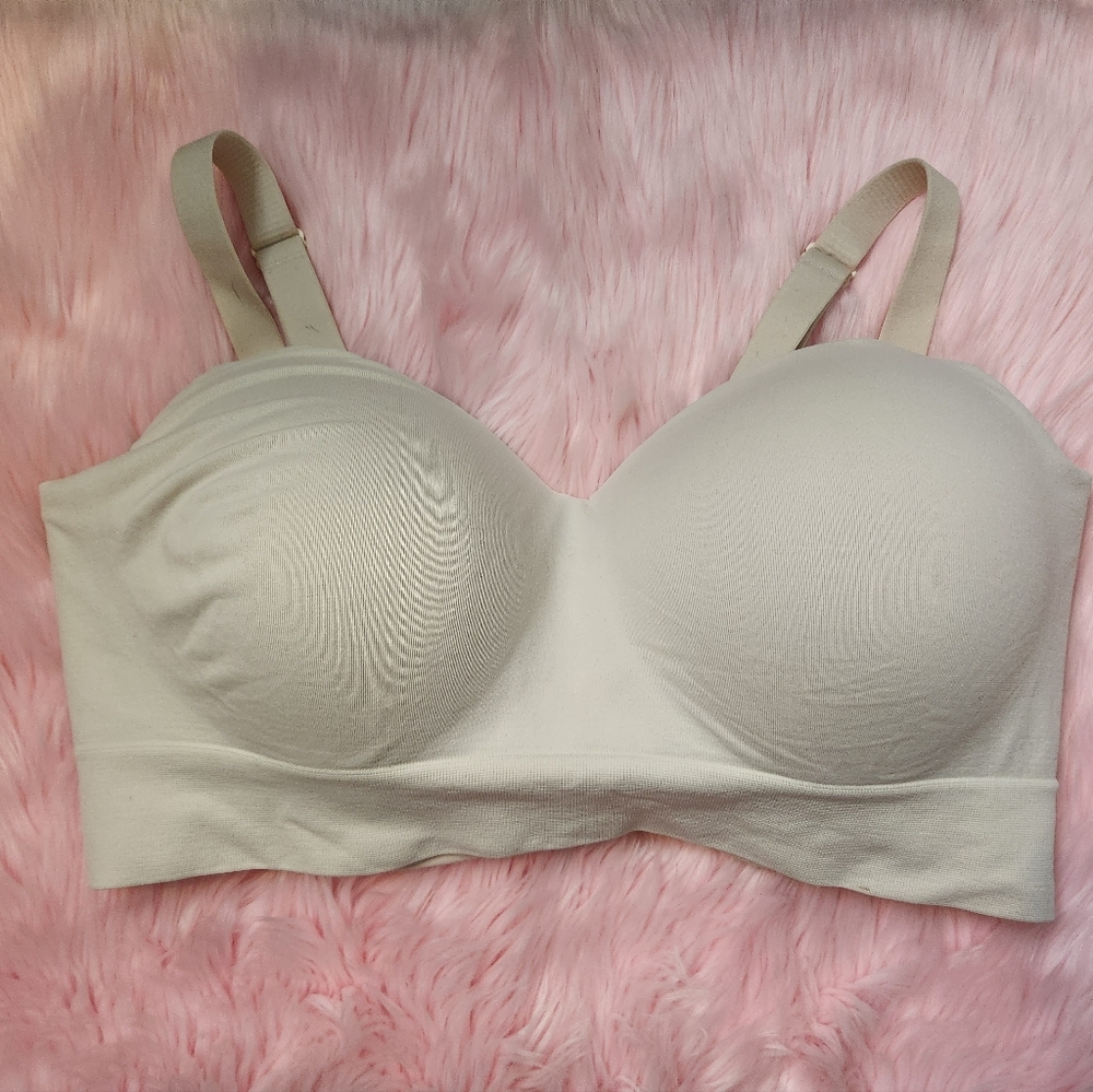Truekind Daily Comfort Wireless Shaper Bra 2XL Beige